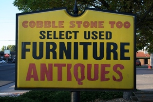 Cobblestone Sign